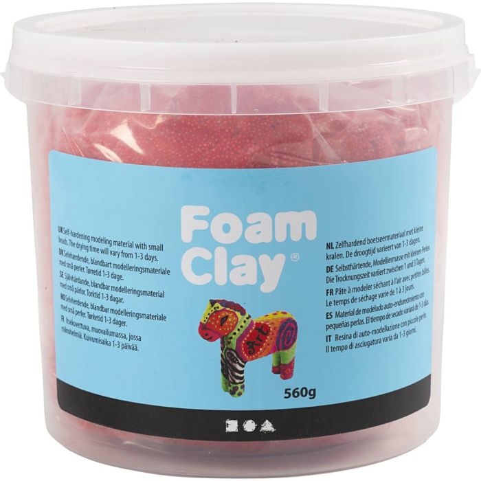 Foam Clay® , rød, 560 g/ 1 spann