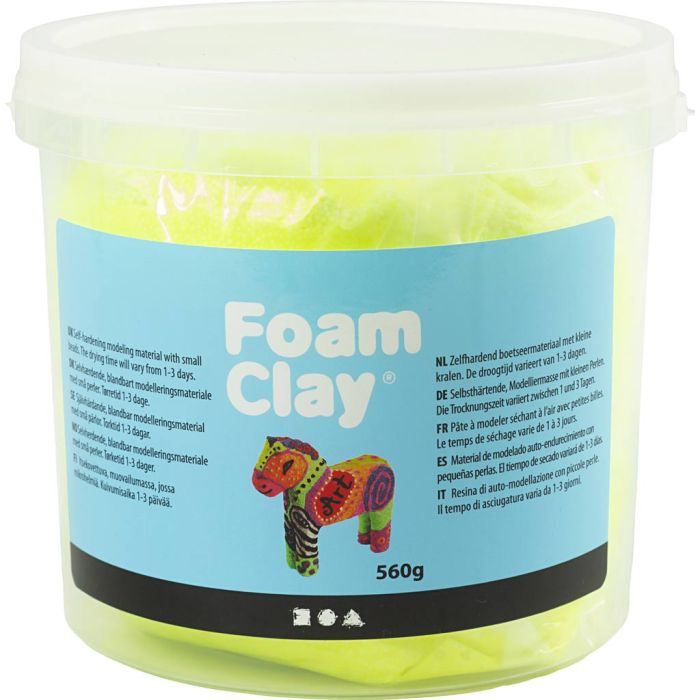 Foam Clay® , lys gul, 560 g/ 1 spann