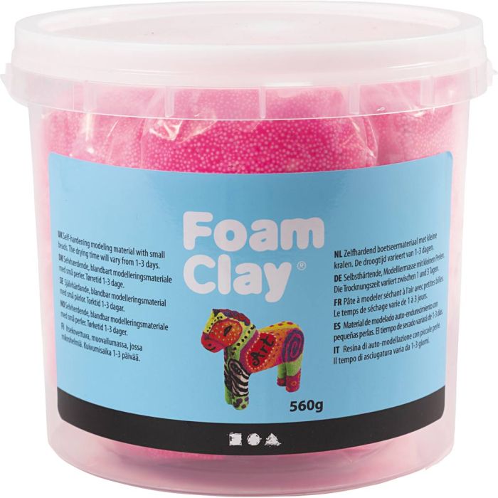 Foam Clay® , pink, 560 g/ 1 spann