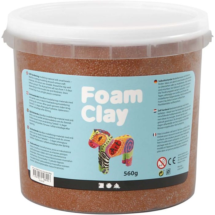 Foam Clay® , brun, 560 g/ 1 spann