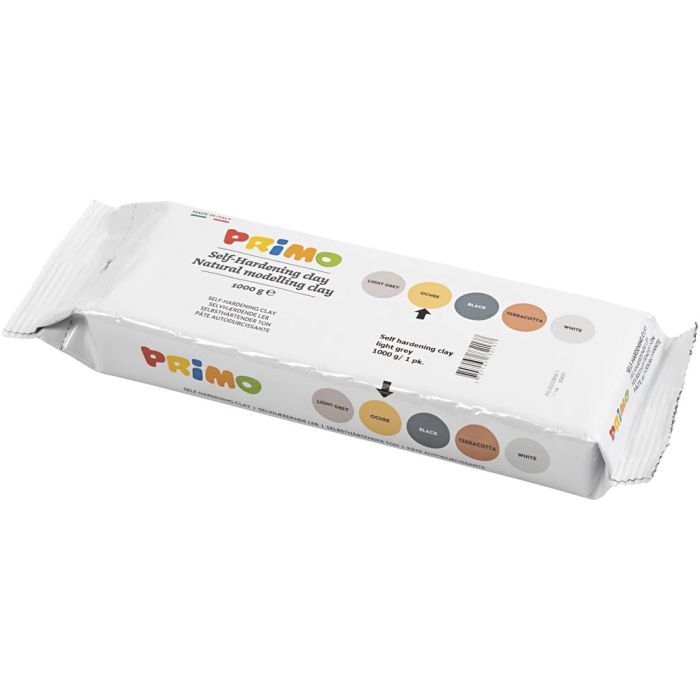 Selvherdende Leire, gul oker, 1000 g/ 1 pk.