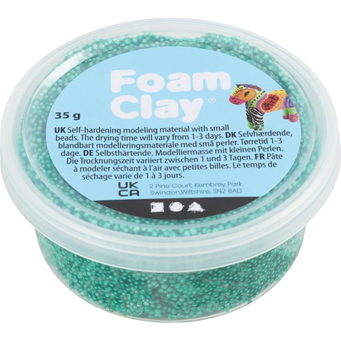 Foam Clay® , mørk grønn, 35 g/ 1 boks