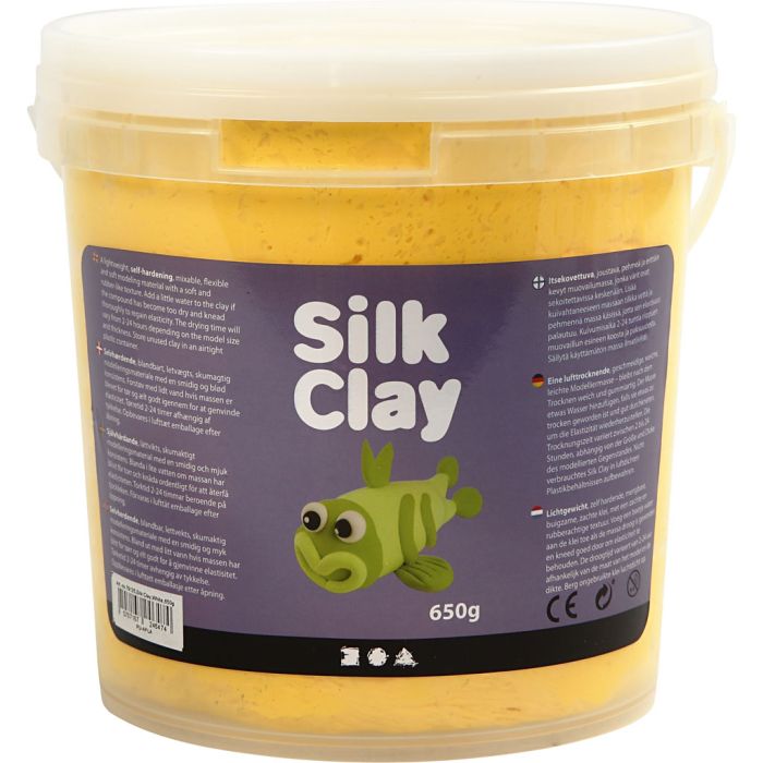 Silk Clay®, gul, 650 g/ 1 spann