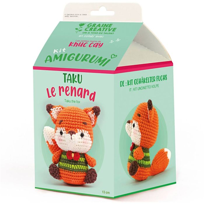 Amigurumi Crochet Kit, Rev, str. 13 cm, 1 pk.