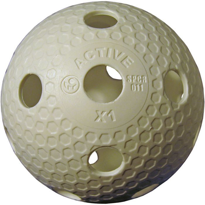 Hockeyball, hvit, 23 g, 1 stk.