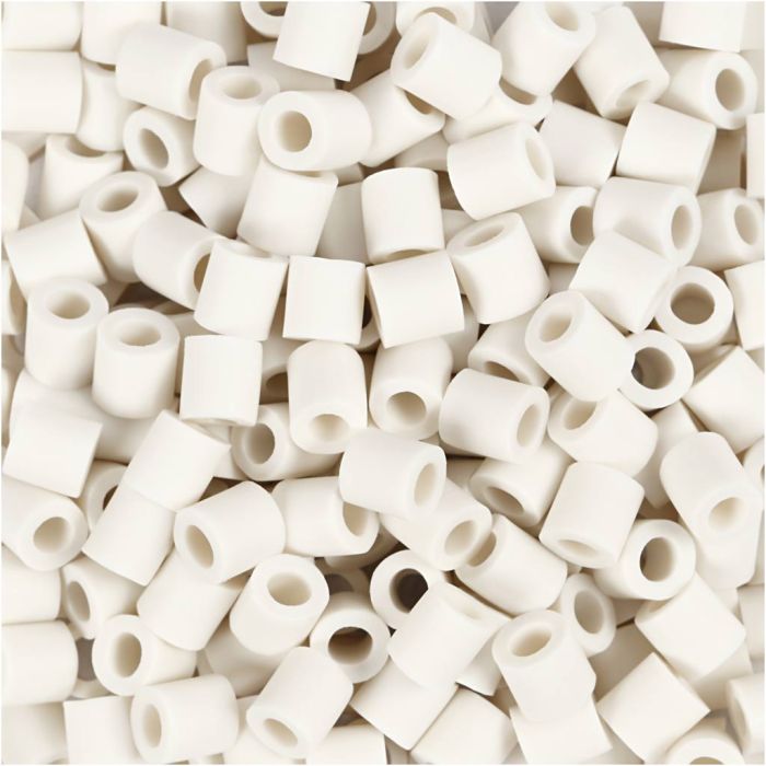NABBI BioBeads, str. 5x5 mm, hullstr. 2,5 mm, medium, hvit, 1000 stk./ 1 pk.