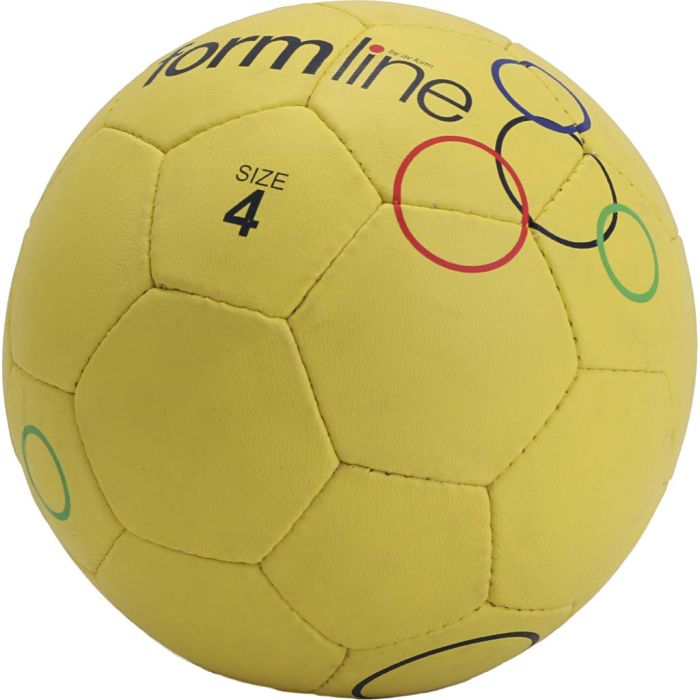 Street fotball, nr. 4, gul, 10 stk./ 1 pk.
