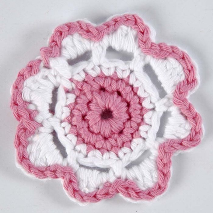 Heklede blomster