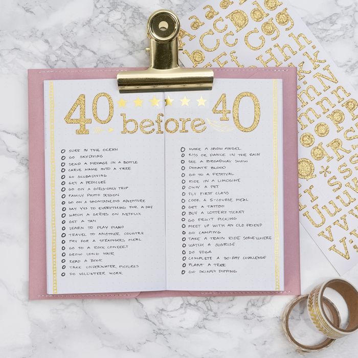 Bucket liste i Bullet journal