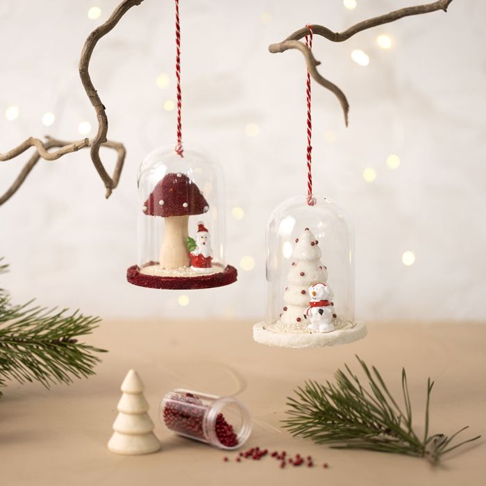 Juleklokke med minipynt