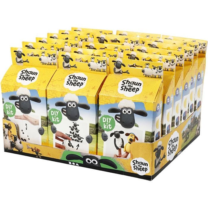 Borddisplay med materialsett, 18 sett/ 1 pk.