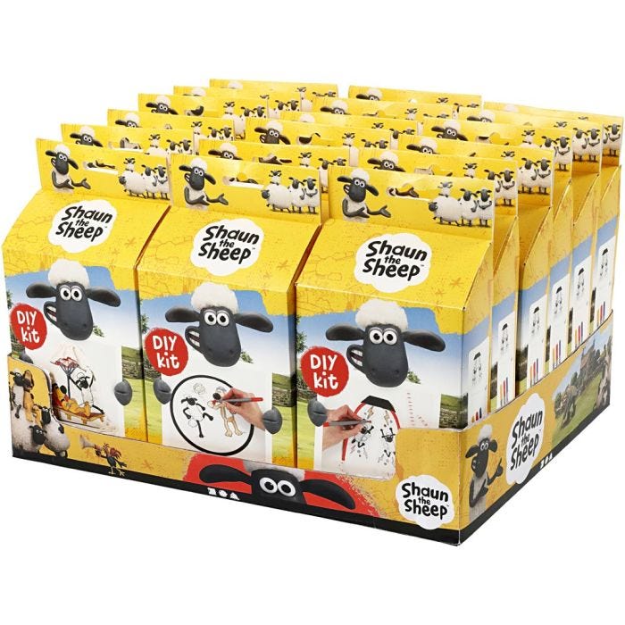 Borddisplay med materialsett, 18 sett/ 1 pk.
