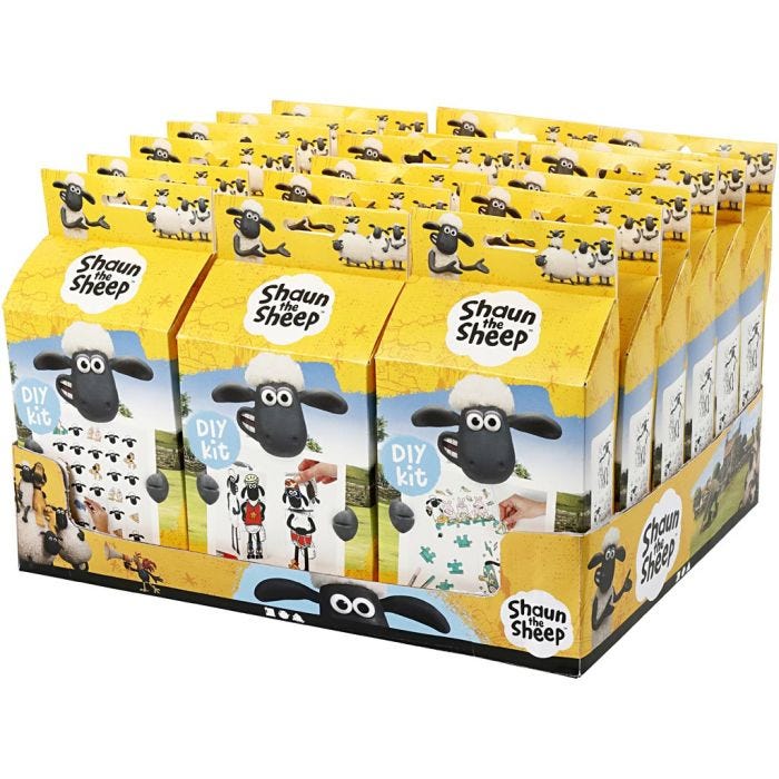 Borddisplay med materialsett, 18 sett/ 1 pk.