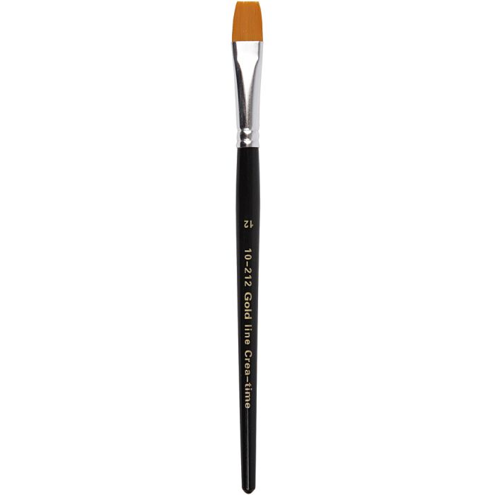 Gold Line pensler, 11, L: 19 cm, B: 9 mm, flat, 6stk./ 1 pk.