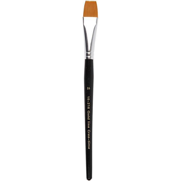 Gold Line pensler, nr. 16, L: 19 cm, B: 17 mm, 6 stk./ 1 pk.