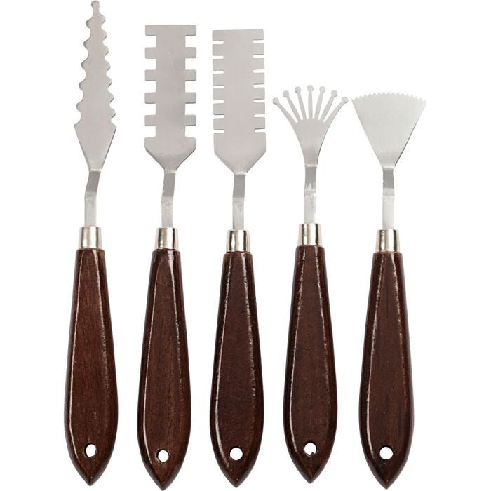Sparkelsett, L: 17-21 cm, B: 2-3 cm, 5 stk./ 1 pk.