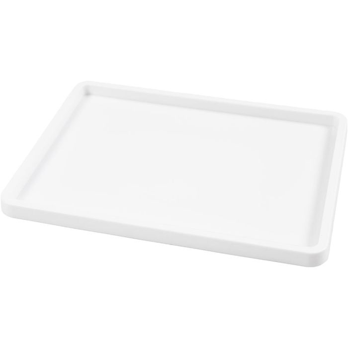 Malebrett, D: 1,5 cm, str. 25x34 cm, hvit, 1 stk.