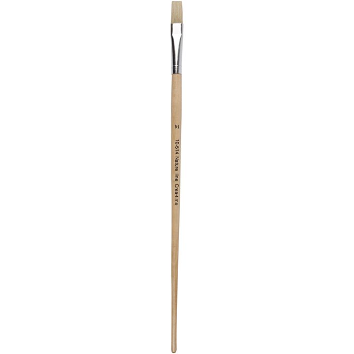 Nature Line Pensel, 14, L: 32 cm, B: 12 mm, langt skaft, 12stk./ 1 pk.
