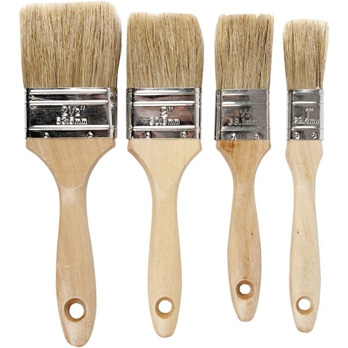 Kulissepensler, L: 19,5-21 cm, B: 25-63 mm, flat, 4stk./ 1 pk.