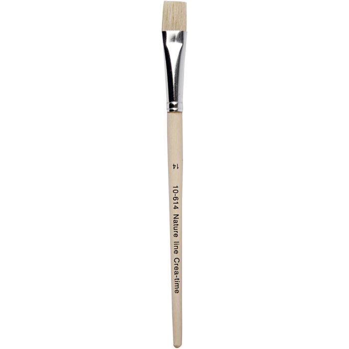 Nature Line Pensel, 14, L: 20 cm, B: 15 mm, flat, 12stk./ 1 pk.