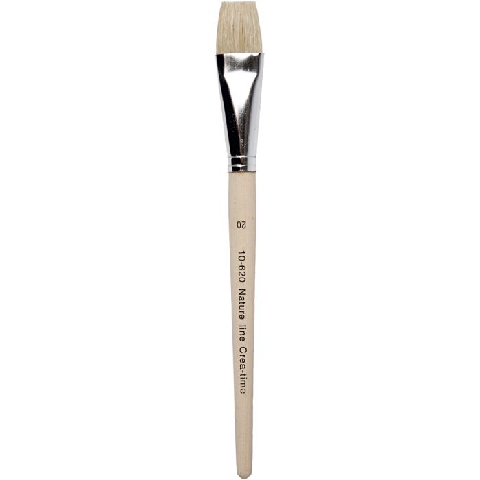 Nature Line Pensel, 20, L: 20,5 cm, B: 20 mm, flat, 12stk./ 1 pk.