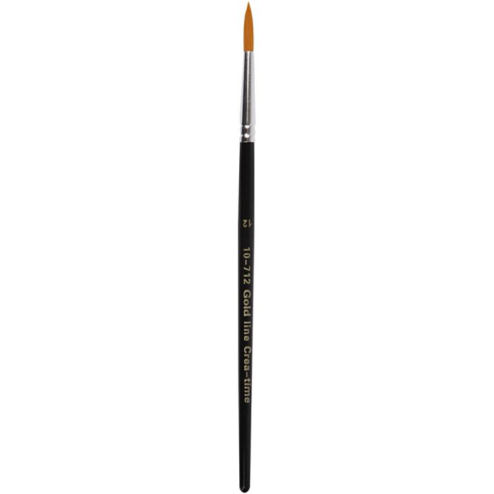 Gold Line pensler, 12, L: 18,5 cm, B: 5 mm, rund, 6stk./ 1 pk.