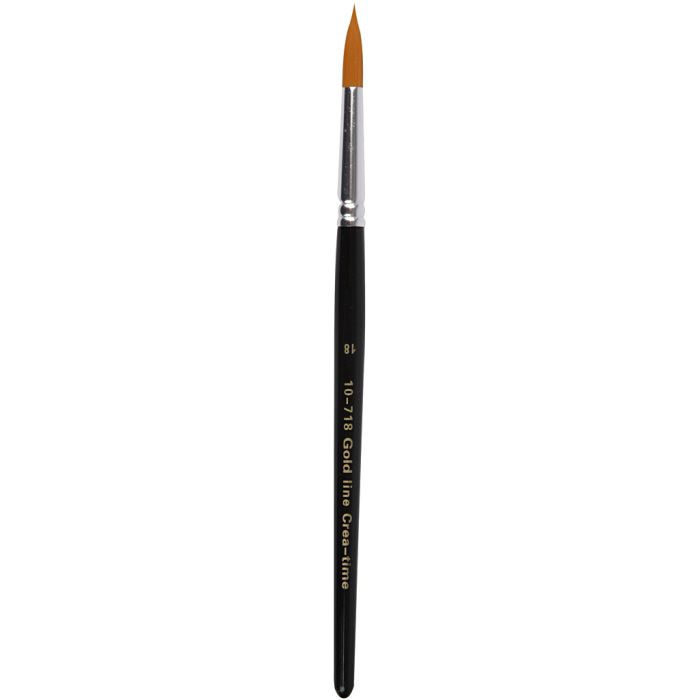Gold Line pensler, 18, L: 20 cm, B: 7 mm, rund, 6stk./ 1 pk.