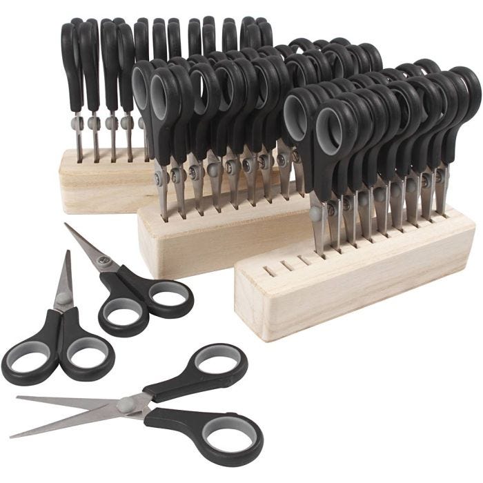 Barnesaks, L: 14 cm, høyre &amp; venstre, svart, 1 sett