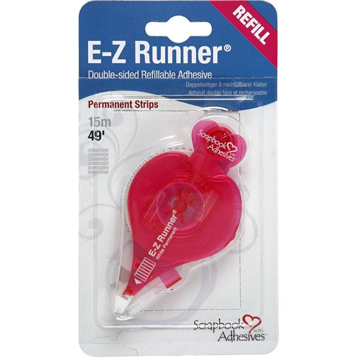E-Z Runner® - refill, striper, permanent, B: 8 mm, 15 m/ 1 rl.
