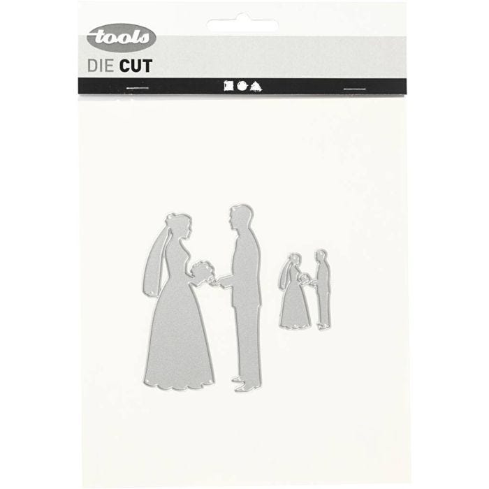 Skjære- og pregesjablong, slips, str. 26x99+9x35 mm, 1 stk.