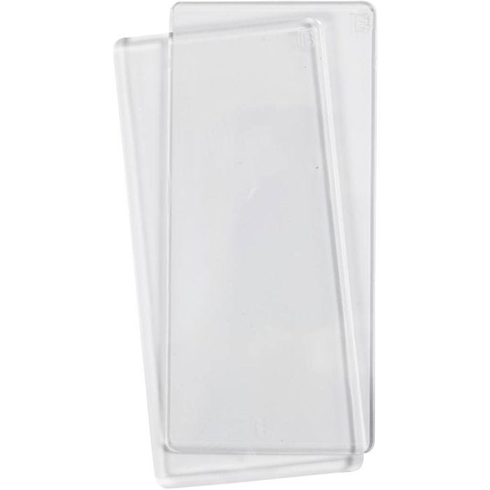 Mellomleggsplate til stanse- og pregemaskin, str. 7,5x15,5 cm, 2 stk./ 1 pk.