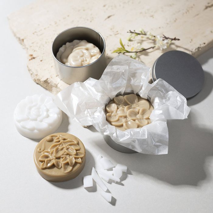 Sheasmørsåpe i metallboks