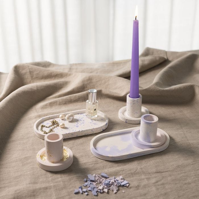 Start DIY Kit: Lær hvordan du støper brett og lysestaker i Resin