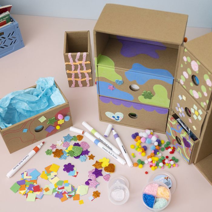 Slik dekorerer du kreativitetsstasjonen