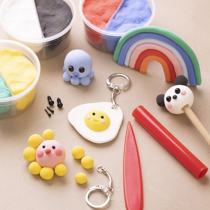 Start DIY Kit: Lær modellering med Silk Clay®
