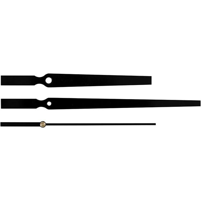Urvisere, hullstr. 4+6 mm, svart, 1 sett
