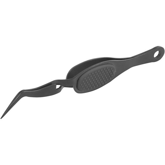 Pinsett med fjær, L: 12,5 cm, 1 stk.