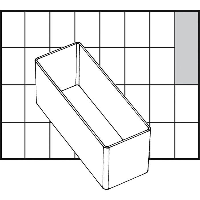 Basisinnsats, nr. A9-2, H: 47 mm, str. 109x39 mm, 1 stk.