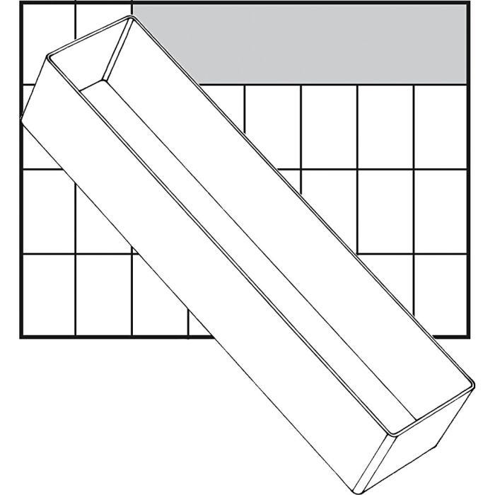 Basisinnsats, nr. A8-3, H: 47 mm, str. 235x55 mm, 1 stk.