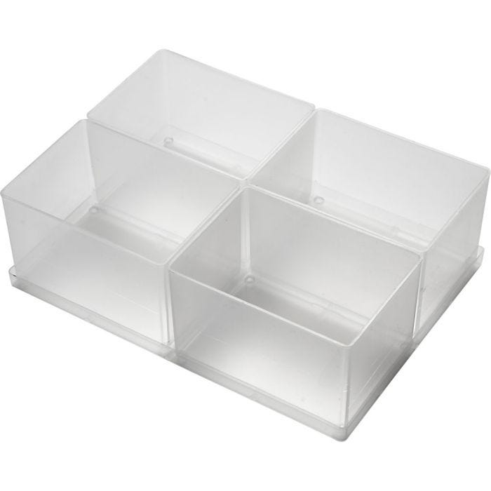 Basisinnsats, nr. BA7-1, H: 80 mm, str. 109x79 mm, 4 stk./ 1 pk.
