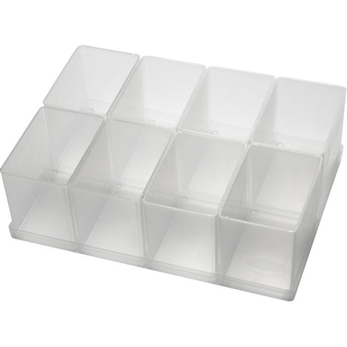 Basisinnsats, nr. BA8-1, H: 80 mm, str. 79x55 mm, 8 stk./ 1 pk.