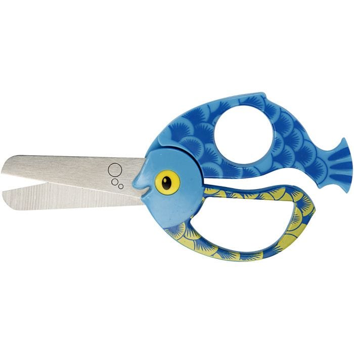 Barnesaks med Dyremotiv, fisk, L: 13 cm, 1 stk.
