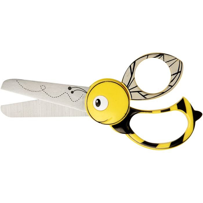 Barnesaks med Dyremotiv, bie, L: 13 cm, 1 stk.
