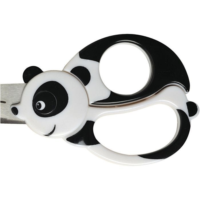 Barnesaks med Dyremotiv, panda, L: 13 cm, 1 stk.