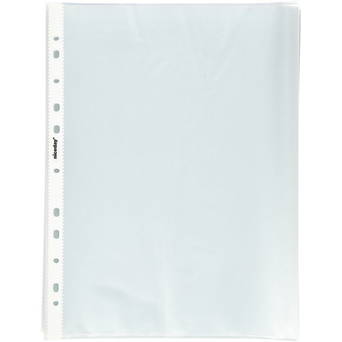 Plastlomme, åpning øverst, A4, ark 210x297 mm, 100 stk./ 1 pk.