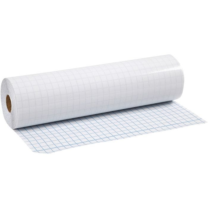 Bokplast, selvklebende, B: 28 cm, tykkelse 80 my, blank, 25 m/ 1 rl.
