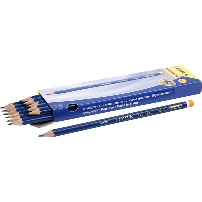Robinson Blyant, dia. 6,8 mm, HB, mine 2 mm, 12 stk./ 1 pk.