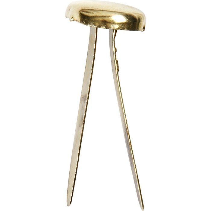 Splittbinders, L: 20 mm, gull, 70 stk./ 1 pk.