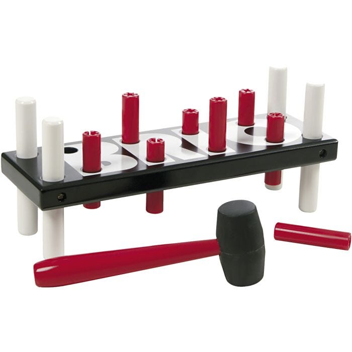 BRIO Hammerbrett, 25x8x10,5 cm, 1 stk.