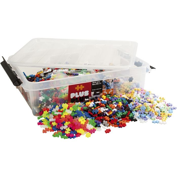 Plus Plus Basic Mix, 3600 stk./ 1 pk.